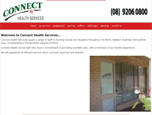 Tablet Screenshot of connecthealth.com.au